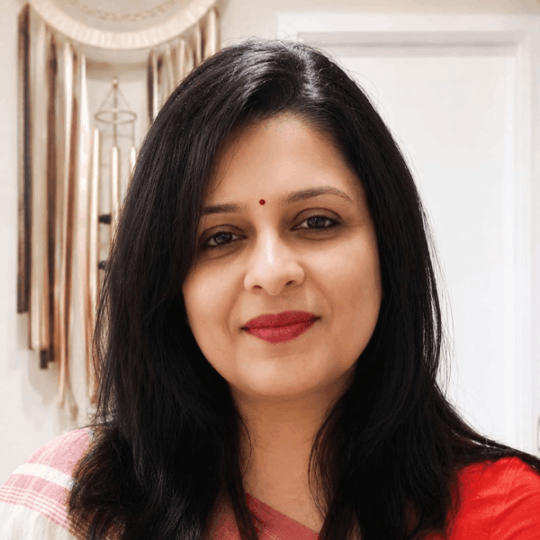 Portrait of Archana Akramaka, Bhog Distribution Secretary at HCAF