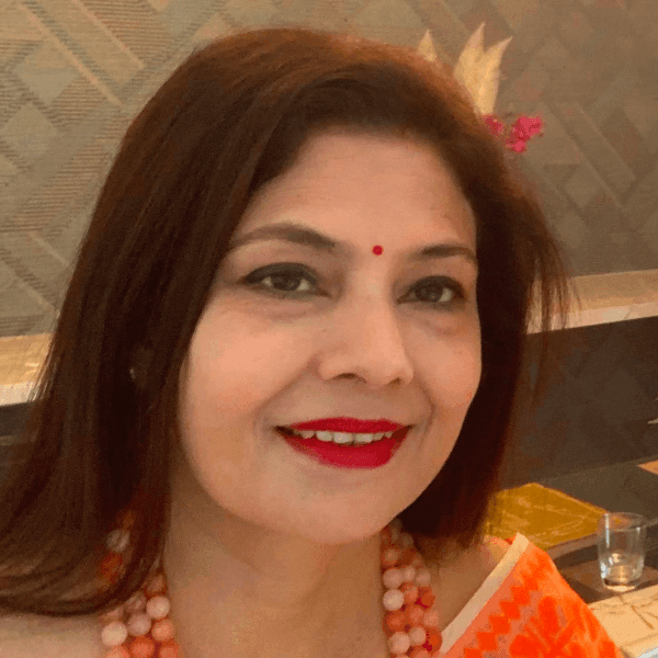 Portrait of Bobita Ray, Puja Secretary at HCAF