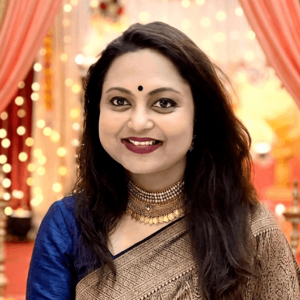 Portrait of Parshati Chakraborty, Secretary Bhog & Convenor Stalls at HCAF